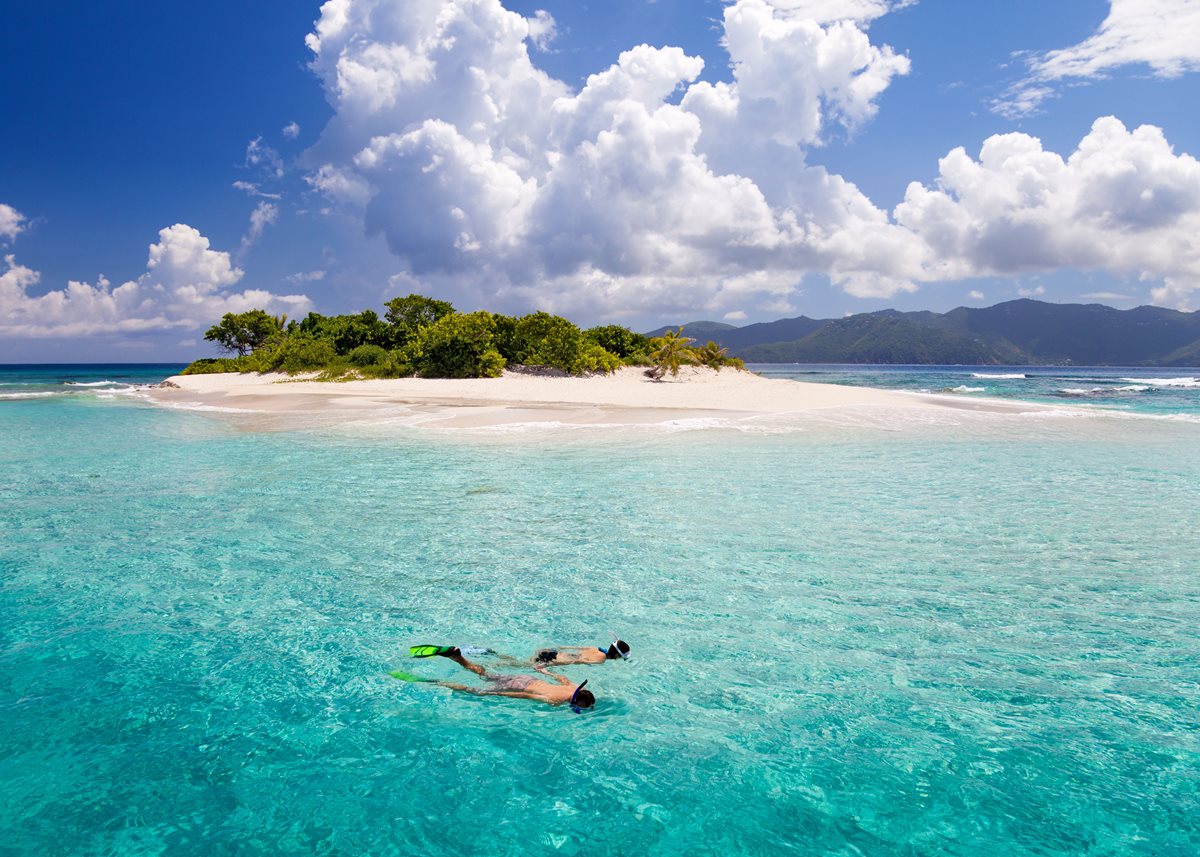 Dive in: A snorkeling excursion in the Caribbean.