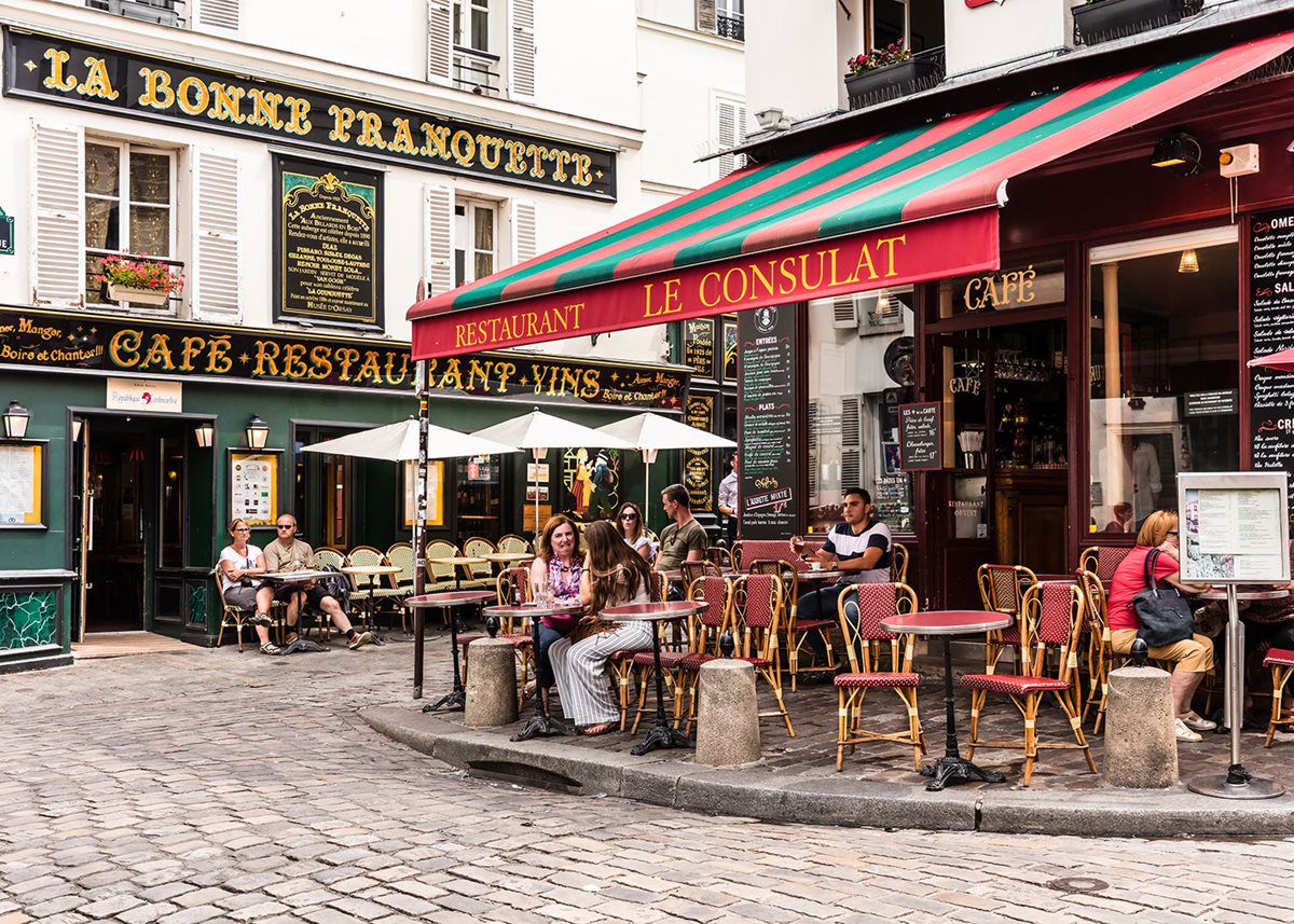 Meals in Paris are laid-back and leisurely.