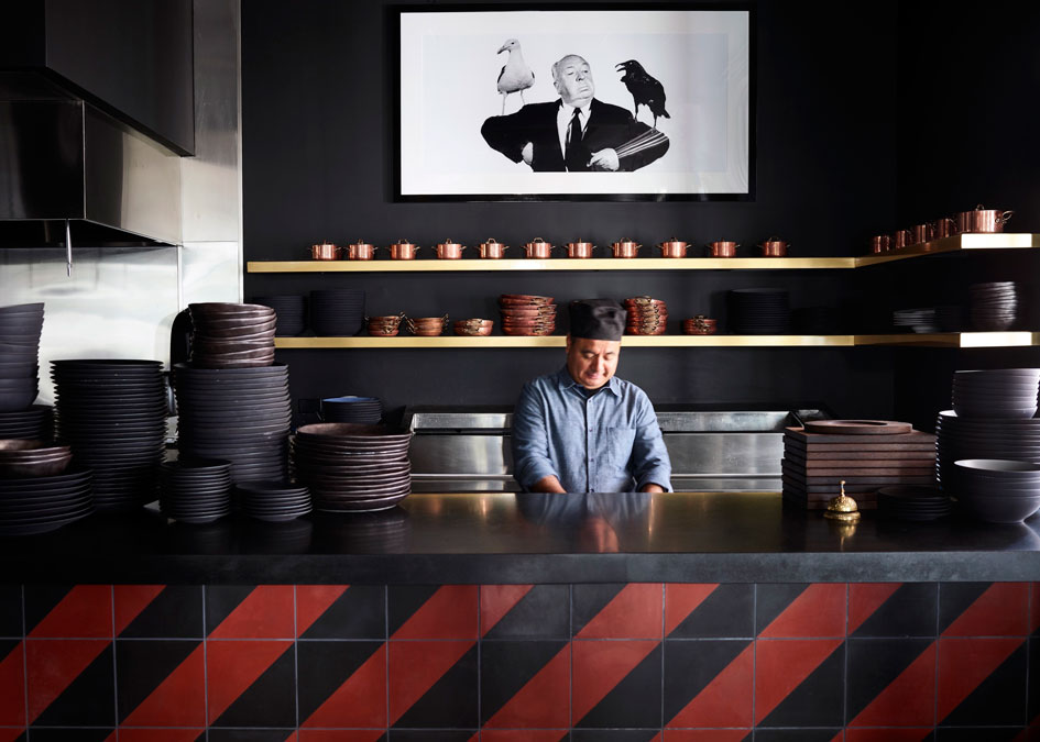 Blackbird’s open kitchen specializes in seafood-centric dishes and hyper-local ingredients.