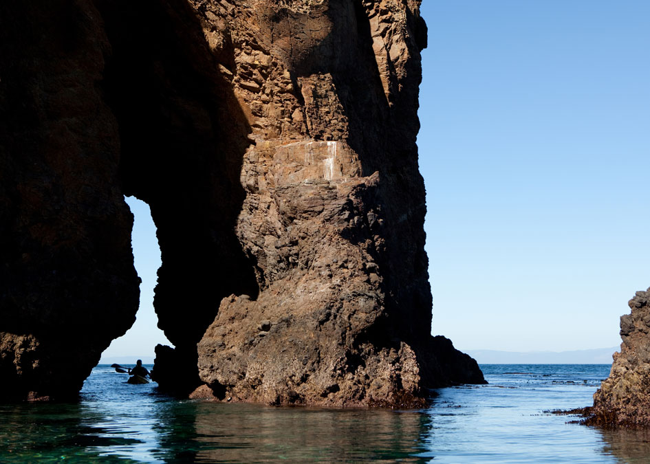 The Channel Islands National Park consists of five islands and mazes of sea caves.