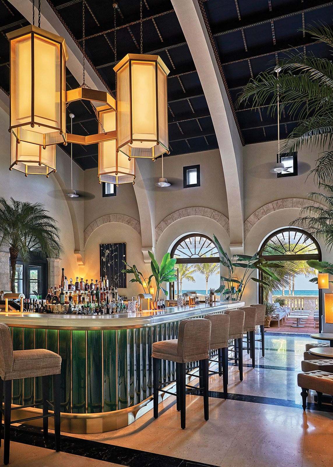 Le Sirenuse Champagne Bar.