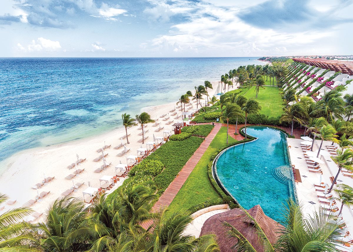 Sun and sand by day at Grand Velas Riviera Maya.