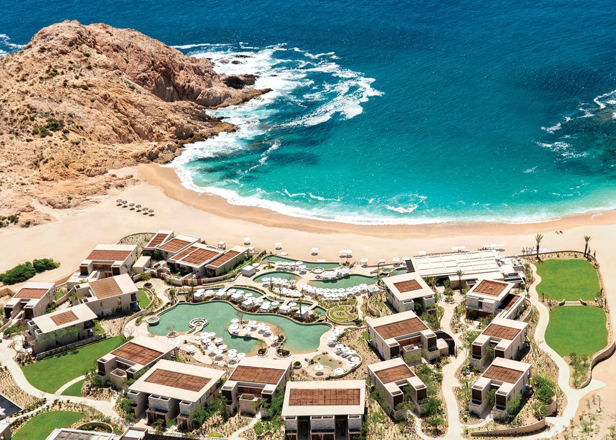 Coveted cove: Montage’s perch on pristine Santa Maria Bay.